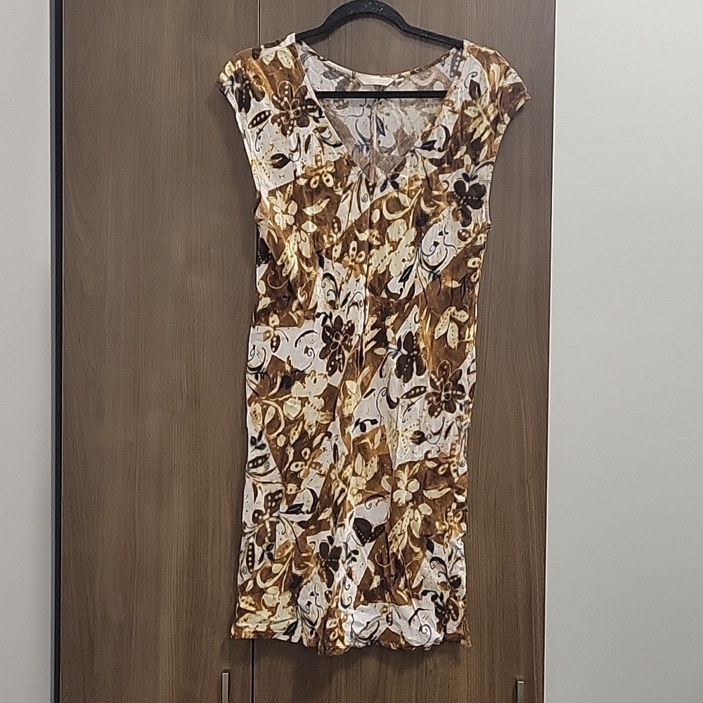 Jams World Dress Brown Driftwood Sleeveless-Size XL